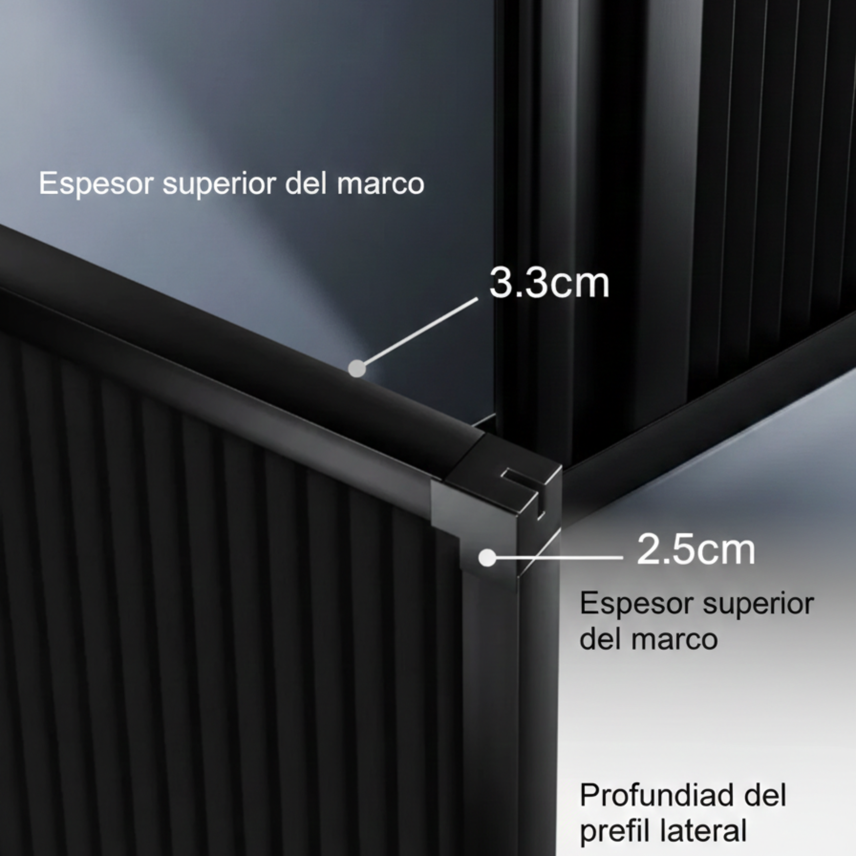 Especificaciones tecnicas del marco Eclipse Blackout